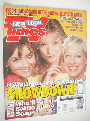 TV Times magazine - National TV Awards Showdown cover (4-10 October 1997)