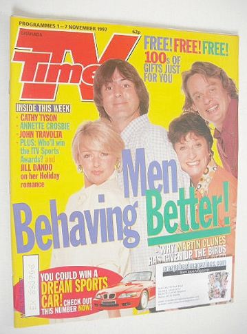 TV Times magazine - Men Behaving Badly cover (1-7 November 1997)