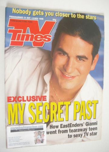 TV Times magazine - Marc Bannerman cover (31 October - 6 November 1998)