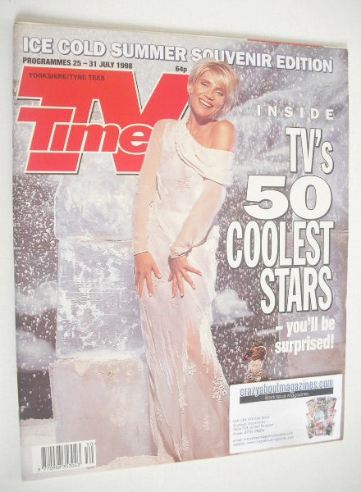 TV Times magazine - Michelle Collins cover (25-31 July 1998)