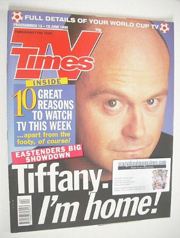 TV Times magazine - Ross Kemp cover (13-19 June 1998)
