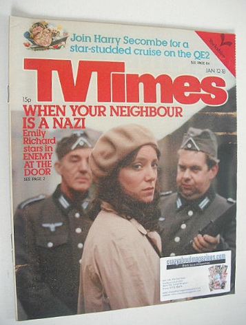 TV Times magazine - Emily Richard cover (12-18 January 1980)