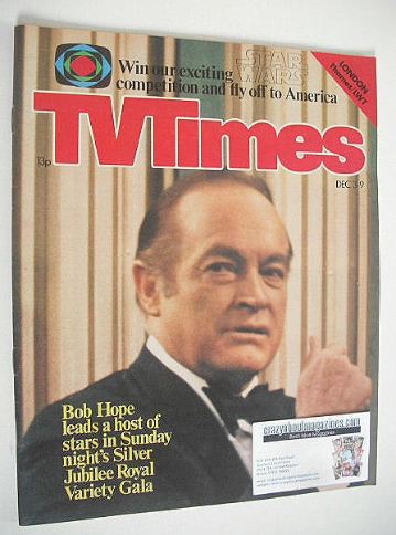 TV Times magazine - Bob Hope cover (3-9 December 1977)
