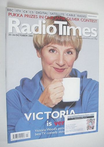 Radio Times magazine - Victoria Wood cover (20-26 October 2001)