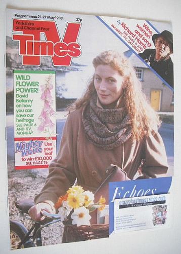 TV Times magazine - Geraldine James cover (21-27 May 1988)