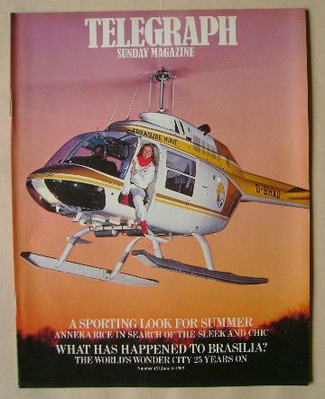 The Sunday Telegraph magazine - Anneka Rice cover (16 June 1985)