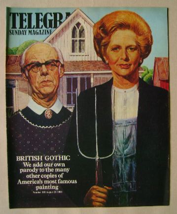 The Sunday Telegraph magazine - Denis and Margaret Thatcher cover (21 August 1983)