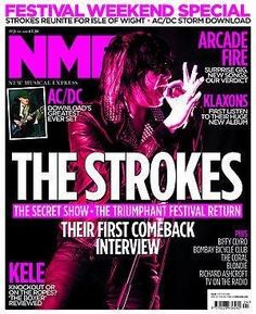NME magazine - The Strokes cover (19 June 2010)