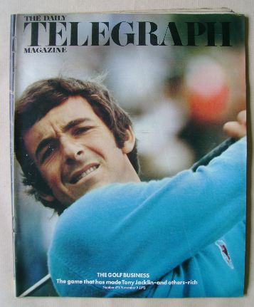 The Daily Telegraph magazine - Tony Jacklin cover (9 November 1973)