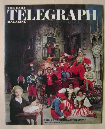 The Daily Telegraph magazine - Opera cover (26 November 1971)