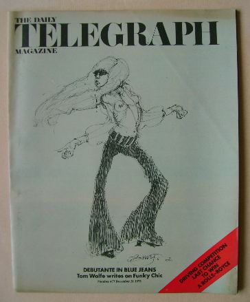 The Daily Telegraph magazine - Debutante In Blue Jeans cover (21 December 1973)