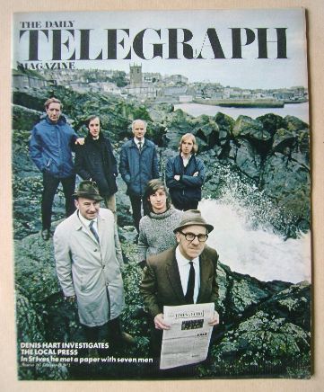 The Daily Telegraph magazine - The Local Press cover (25 February 1972)