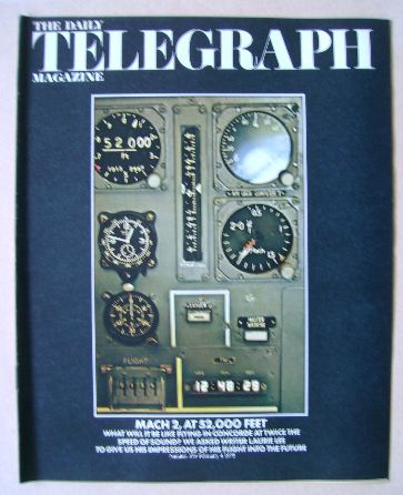 The Daily Telegraph magazine - Flight Into The Future cover (4 February 1972)