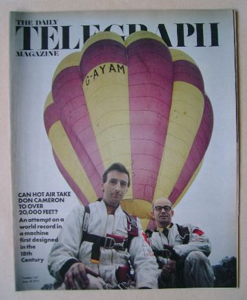 The Daily Telegraph magazine - Hot Air Balloon cover (18 June 1971)