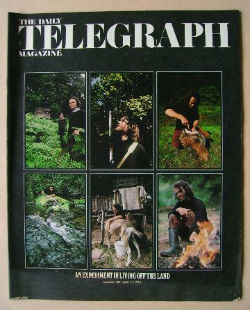 The Daily Telegraph magazine - Living Off The Land cover (14 April 1972)
