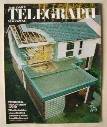 The Daily Telegraph magazine - Cut-Away House cover (9 February 1973)