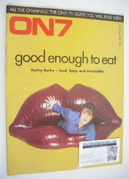 ON7 magazine - 12-18 May 2001 - Kathy Burke cover