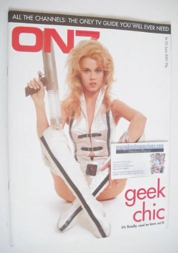 <!--2001-06-16-->ON7 magazine - 16-22 June 2001 - Jane Fonda cover