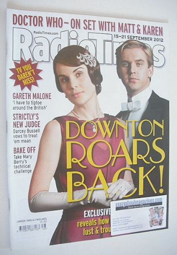 Radio Times magazine - Downton cover (15-21 September 2012)