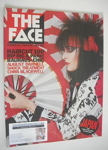 The Face magazine - Siouxsie Sioux cover (February 1982 - Issue 22)