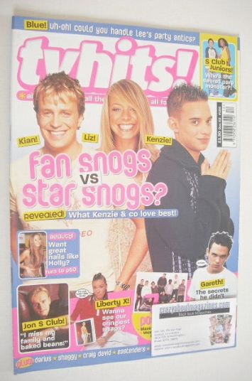 TV Hits magazine - December 2002 - Kian, Liz and Kenzie cover