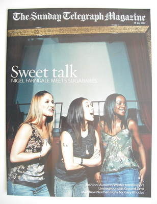 The Sunday Telegraph magazine - Sugababes cover (28 July 2002)