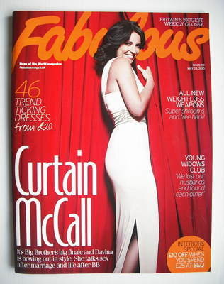 Fabulous magazine - Davina McCall cover (23 May 2010)
