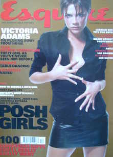 Esquire magazine - Victoria Adams cover (December 1998)