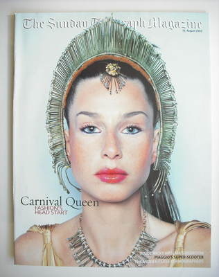 The Sunday Telegraph magazine - Carnival Queen cover (25 August 2002)
