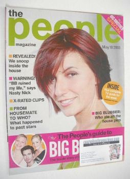 The People magazine - 18 May 2003 - Davina McCall cover