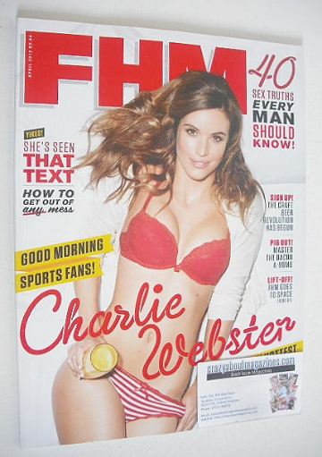 FHM magazine - Charlie Webster cover (April 2013)