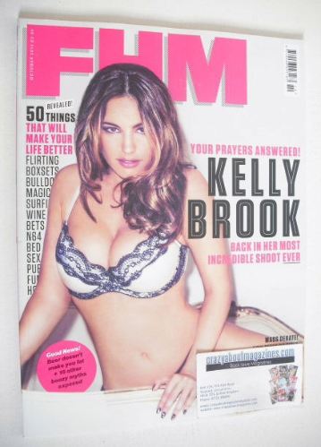 FHM magazine - Kelly Brook cover (October 2012)