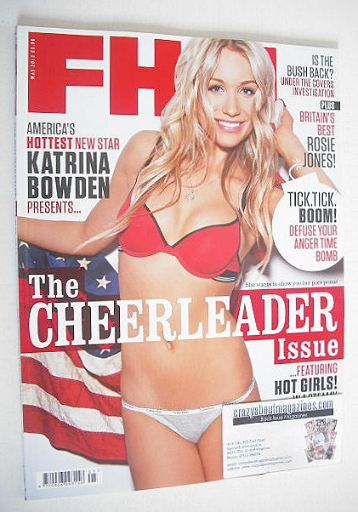 FHM magazine - Katrina Bowden cover (May 2012)