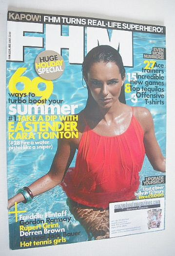 FHM magazine - Kara Tointon cover (August 2009)