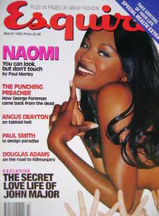 Esquire magazine - Naomi Campbell cover (March 1995)