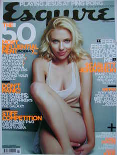 Esquire magazine - Scarlett Johansson cover (May 2005)