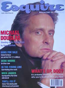 Esquire magazine - Michael Douglas cover (June 1993)