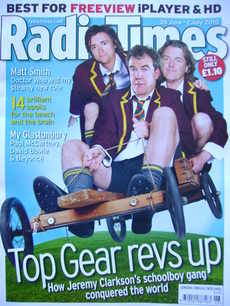 Radio Times magazine - Richard Hammond, Jeremy Clarkson and James May cover (26 June - 2 July 2010)