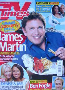 <!--2010-06-26-->TV Times magazine - James Martin cover (26 June - 2 July 2
