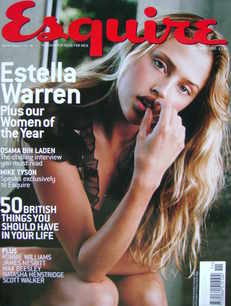 Esquire magazine - Estella Warren cover (November 2001)