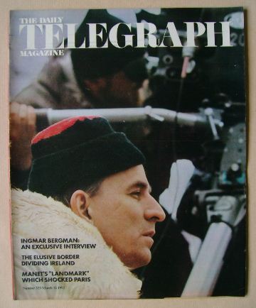 The Daily Telegraph magazine - Ingmar Bergman cover (12 March 1971)