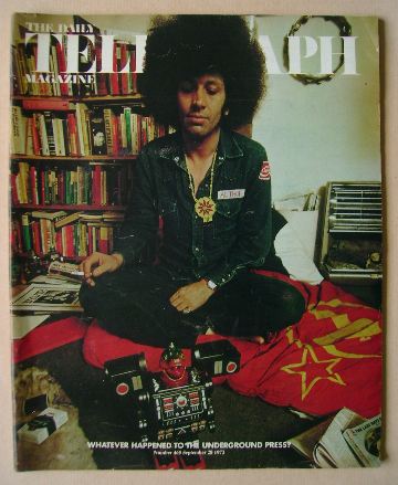 The Daily Telegraph magazine - Mick Farren cover (28 September 1973)