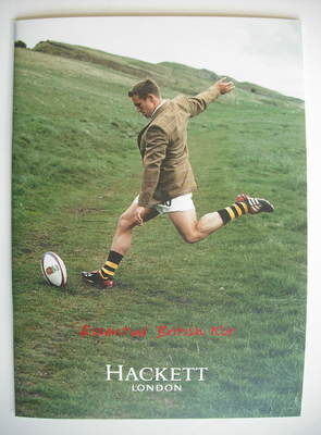 Hackett brochure - Autumn/Winter 2003 - Jonny Wilkinson cover