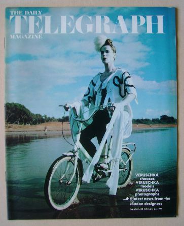 The Daily Telegraph magazine - Veruschka cover (23 February 1973)