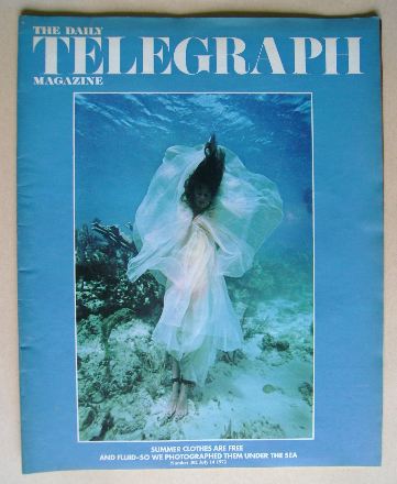 The Daily Telegraph magazine - Fashion Under The Sea cover (14 July 1972)