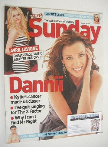 Sunday magazine - 12 August 2007 - Dannii Minogue cover