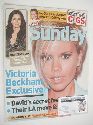 Sunday magazine - 24 June 2007 - Victoria Beckham cover