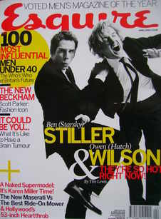 Esquire magazine - Ben Stiller and Owen Wilson cover (April 2004)