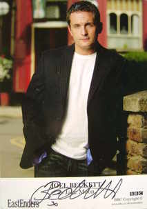 Joel Beckett autograph (ex EastEnders actor)