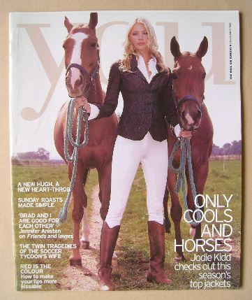 <!--2002-11-03-->You magazine - Jodie Kidd cover (3 November 2002)